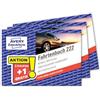 AVERY Zweckform 222-3P - Set di 3 libri di viaggio per auto, formato DIN A6 orizzontale, 148 x 105 mm, 112 pagine, 385 viaggi, Germania e Austria, delimitazione di viaggi privati/commerciali)
