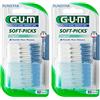 GUM SOFT-PICKS - Spazzole interdentali X-LARGE, confezione doppia (2 x 40 pezzi)