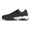 Adidas Uomo Solematch Control 2 Tennis Shoes, Core Black/Cloud White/Silver Metallic, 40 EU