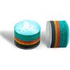 KONLLEN Punta da Biliardo Rainbow con Punta Trasparente SX/SS/S/M/MH/H 11 mm/14 mm 9 Strati Accessorio per Stecca da Biliardo 1 Pezzo (14mm-H Skyblue)