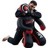 Shelly Sports Shelly - Sacco da boxe brasiliano per arti marziali, jjjj, jiu, jitsu, per arti marziali, wrestling, arti marziali, boxe, karate, allenamento, in tela, non riempito, 178 cm, colore: nero