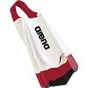 Arena Powerfin PRO - Pinne da allenamento per nuoto, colore rosso-nero-bianco, 12,5-13