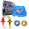 INFINITY NADO Trottola Bambini - 2 Pezzi Trottole da Competizione da Combattimento, 2 Battle Set Non-Stop Battle, Giocattolo Bambino 5 6 7 Anni Multicolore