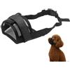 keyxer Museruola per bulldog francesi, anti-mordere, pizzicare, abbaiare, struttura a maglia traspirante, regolabile (S, nero)