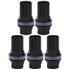 Tnfeeon 5Pcs/Set Connettore per Tubo dell'acquario, Filtro per Acquario in PVC Connettore per Tubo dell'Acqua Connettore per Tubo Dritto Accessori per Acquario(32 Millimetri)