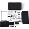 CHEOTIME Custodia Per PC Custodia Per Custodia Completa Guscio con Bottoni Parte di Ricambio Per 3DS XL Gioco 4 Colori(Nero)