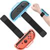 KOVA Cinturino compatibili con Nintendo Switch 2/ Switch1, Braccialetti per JoyCon 2 Comfor & Secure, Compatibile con Just Dance 2025/2024 etc, per Zumba Burn it Up (2 Pack) Straps for Switch 2 (Blu&Rosso)