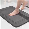 chakme Tappetino da bagno antiscivolo, morbido, assorbente, per bagno, 50 x 80 cm
