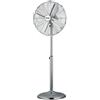 Dimensione Elettronica S.R.L. PF40CR Ventilatore a Piantana Professionale 3 Velocità Oscillazione Automatica e Griglia di Sicurezza Regolabile in Metallo Altezza 140 cm Silenzioso Zephir