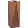 MOOWI Pattumiera da cucina Bidoni Della Spazzatura In Legno For Uso Domestico Semplici Con Coperchio Cestino For Rifiuti Da Soggiorno Di Alta Qualità Cestino For Carta Da Ufficio Creativo A Forma Di Diamant