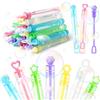 SULOLI 24 Pezzi Bolle di Sapone Colori,Mini Bolle di Sapone Bambini,Gadget per Festa,Matrimonio,Compleanno,San Valentino,Battesimo