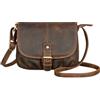 STILORD 'Iris' Borsa a Tracolla Donna in Pelle Vintage - Borsa a Mano Piccola per Uscite, Serate & Tempo Libero - Borsetta in Pelle Vera, Colore:kreta - marrone