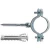 Fischer Collare CPT 4 per Fissaggio di Tubazioni in Metallo, Diametro Tubi da 106 mm a 115 mm, Include Tassello SX Plus 12 e Vite Doppia M10, 567680
