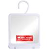 Mirrorvana Specchio da Doccia Appendibile, Specchio da Barba Bagno senza Ventosa, Specchio Doccia Antiappannamento, Fog Free Shaving Mirror with Razor Holder (Vetro, 20 x 18cm)