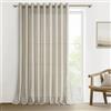 MRTREES Tende Lino Beige Semioscuranti per Interni Camera da Letto Moderna Tende Soggiorno Bellissime Moderne Salotto Eleganti Casa Tenda con Anelli da Interno 1 Pezzo 300x240cm