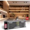 SUCIKORIO 12V 300W Dimmerabile Alimentatore LED, Ultra Sottile Trasformatore LED Driver AC 220V a DC 12 Volt 25A 300W Trasformatori Adattatore LEDs a Tensione Costante Senza Sfarfallio per Leds