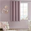MRTREES Tende Corte Coprenti per Finestre Cucina Interni Tenda Rosa Scuro Oscurante con Occhielli Tende Camera da Letto Termiche Isolanti per Il Freddo Soggiorno Moderne, 140x160 CM, 1 Pannello