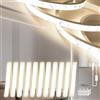 SUCIKORIO Striscia LED Neon 20 Metri, Silicone Strisce Led Esterno Impermeabile Ignifugo IP65 Flessibil 20m Luci Led Camera da Letto 220V Bianco Naturale 4000K Tagliabile 120 LED/m Con Interruttore