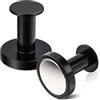 Joyan Gancio Magnetico Super Resistente, Gancio Magnetico al Neodimio da 45 kg, Adatto per Porte in Ferro, Frigoriferi, Cucine, Appendiabiti, Uffici, Campeggio, 2 Pezzi (Nero)