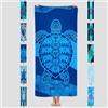 DOTBUY-SHOP Telo Mare con Tartaruga Stampa,Telo Mare Microfibra,Antisabbia Telo Mare Grande,Uomo Donna Asciugamano Mare-Leggero,Fine e ad Asciugatura Rapida (180x90cm,Blu)