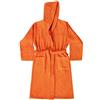 Bassetti Accappatoio Uomo Donna con Cappuccio Spugna di Puro Cotone 360 gr/m² (L 50/52 Arancio 1920)