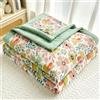JORTUIO Copriletto Matrimoniale/Singolo Cotone Trapunta Estivo 150x200/200/230cm Piumone Microfibra Morbido Coperta Divano Giorno, Copriletto Letto Multiuso (Color : #10, Size : 150x200cm/59x79in)