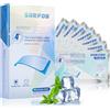 SURFOU Sbiancante Denti 56 Pezzi - Kit Strisce Sbiancanti Denti Professionale,Teeth Whitening Strips,Sbiancamento Rapido e Delicato - Senza Perossido,per Denti Sensibili, al Gusto Menta
