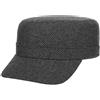 LIPODO Cappellino Militare Herringbone - Berretto da Uomo/Donna - Cappellino in Lana - Cappellino Invernale in Stile Militare - Autunno/Inverno - Nero-Grigio Taglia Unica