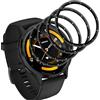 Yieehhow [4 Pezzi] Pellicola Protettiva per Garmin Venu 3S 41mm Vetro Temperato, HD PMMA Film Protettivo Composito, Protezione Schermo per Garmin Venu 3S 41mm