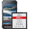 Beefix Batteria per Samsung Galaxy Xcover 3, 2200 mAh, batteria di ricambio agli ioni di litio per Galaxy Xcover 3(EB-BG388BBE)