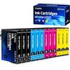Ondula Compatibile 604XL Cartucce d'inchiostro Compatibili per Epson 604XL Multipack per Expression Home XP-2200 XP-2205 XP-3200 XP-4200 Workforce WF-2910 WF-2930 WF-2950 (12-Pack)