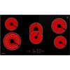 KKT KOLBE Piano cottura in vetroceramica, 90 cm, Autark | 8,7 kW | 5 zone, 9 livelli, zona di cottura, tripla zona senza cornice, timer, indicatore di calore residuo, CH9005RL