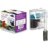 Tigerlily Enterprises Mini filtro per acquario a cascata, 250 l/h, alimentato tramite USB, con flusso regolabile, funzionamento ultra silenzioso e filtrazione a 3 strati per acquari piccoli/nani