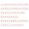 Bigiemme Festone 33 bandiere carta 15x20 cm - baby rosa