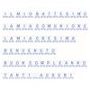 Bigiemme Festone 33 bandiere carta 15x20 cm - baby azzurro