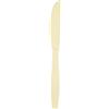 Bigiemme Coltello plastica 17 cm - 24 pezzi - avorio