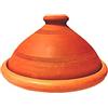 Marrakesch Tajine, originale dal Marocco, pentola di terracotta per cucinare, Tuareg Ø = 35 cm, adatto per 6-8 persone, realizzata a mano da Marrakech, non smaltata, priva di sostanze nocive