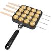 Mumusuki Takoyaki Piastra per griglia Piastra di cottura Cucchiaio da cucina Alluminio fuso Antiaderente Cucina giapponese per pancake