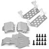 Dilwe Set di Armature per Telaio RC, Parafango di Protezione per Armatura Telaio in Acciaio Inossidabile per -4 82056-4 Parte di Aggiornamento RC (Argento)