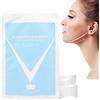 Betued Maschera Facciale V-Shape,10 Pezzi Maschera Lifting Lifting Rassodante V,Maschera Viso Gel Snellente, Maschera Lifting Rassodante Idratante, Linea Mento Elastico Traspirante