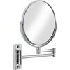 Better Living Cosmo 8 Vanity Mirror Specchio a Doppio Lato con ingrandimento 5X, Metallo, Finitura cromata, 25.4L x 2.5W cm