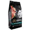 SAVORY Gatto adulto Gourmand Fresco - Cibo olistico per gatti cibo secco - Miscela di prebiotici, probiotici e minerali - Pollo con tacchino fresco - 2 kg