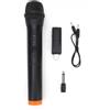 Bewinner Microfono senza fili, microfono universale VHF Microfono dinamico portatile a cinque funzioni professionale anti-interferenza per karaoke, feste in casa, microfono di ricezione USB