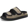XINCHI Pantofole per diabetici, da uomo, con piedi gonfi, scarpe ortopediche, extra large, per terapia, per anziani, comode, in memory foam, per anziani, in velcro, 38-46 EU