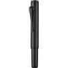 HONG DIAN HongDian M2 Penna stilografica mini Foresta Nera, pennino lungo e design elegante in alluminio, da viaggio, a stelo corto (nero opaco)