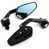 evomosa Moto Specchio Laterale Alluminio 7/8 '' 22mm per Bicicletta Cruiser Chopper ATV Bar End Specchio Posteriore