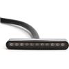 evomosa Mini moto fanale posteriore LED moto freno Stop lampada per scooter ATV cafe racer bobber luci posteriori (Nero)