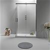 Auria Box Doccia Angolare 70x70 cm - Cabina Doccia con Porta Scorrevole Vetro Temperato 6mm,Trasparente e Anticalcare con Profilo in Alluminio Cromato e Chiusura Magnetica - Facile da Installare e Pulire