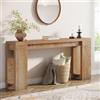 Tribesigns Tavolo Consolle 160 x 29,5 x 85 cm, Tavolino da Salotto, Tavolino da Corridoio, Divano in Legno Stile Country, per Ingresso, Corridoio, Soggiorno, Rovere Chiaro