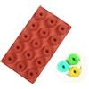 ZAMXHUG Mini stampi in Silicone per Dolci - Stampi Cioccolatini a 15 cavità Spirale, Stampi in Silicone per Ciambelle, Cioccolato, Cioccolato Biscotti, Bigné, Gelatina, Muffin